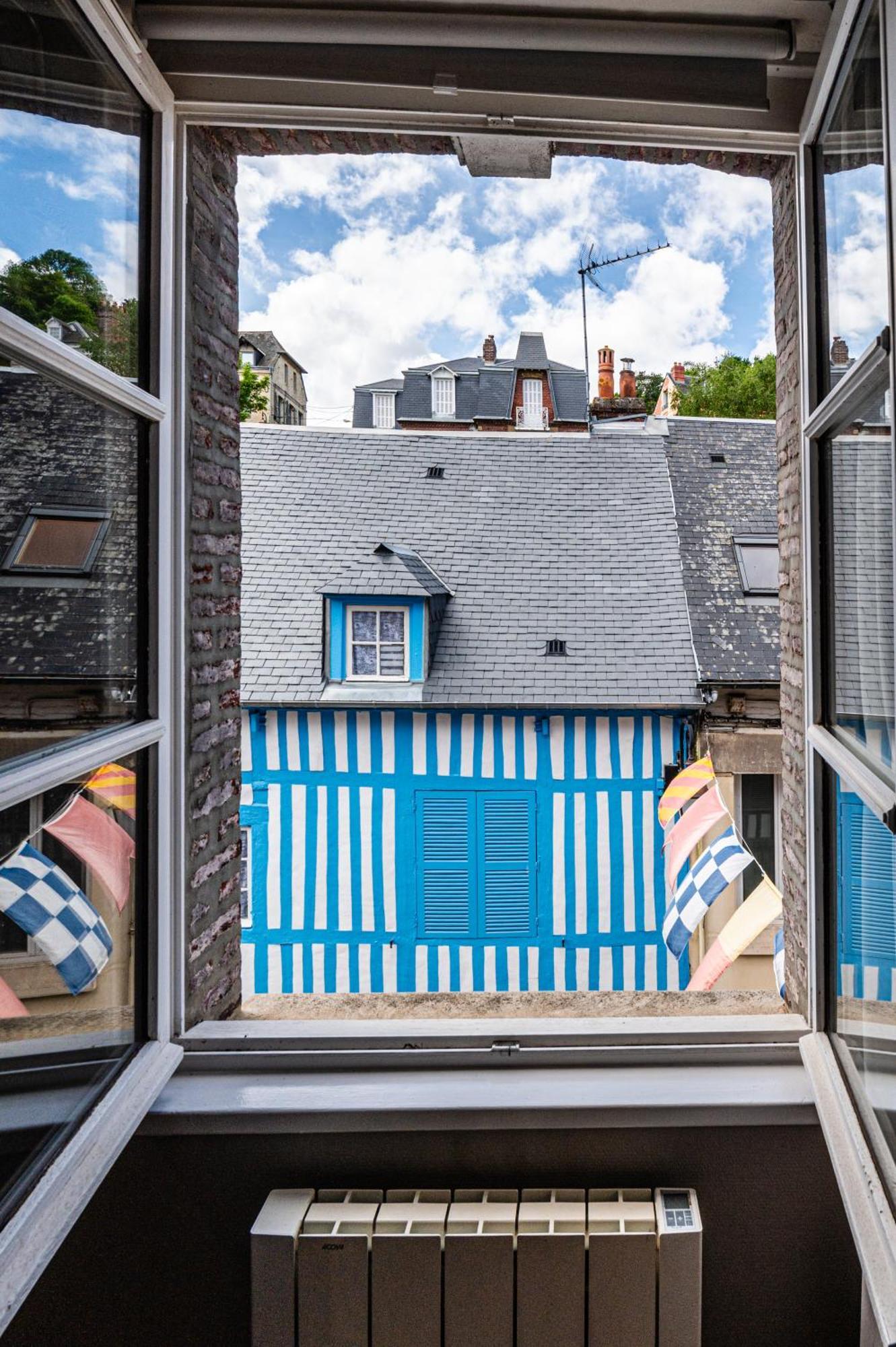 Cosy Loft - Plein Centre D'Honfleur Apartment Bagian luar foto