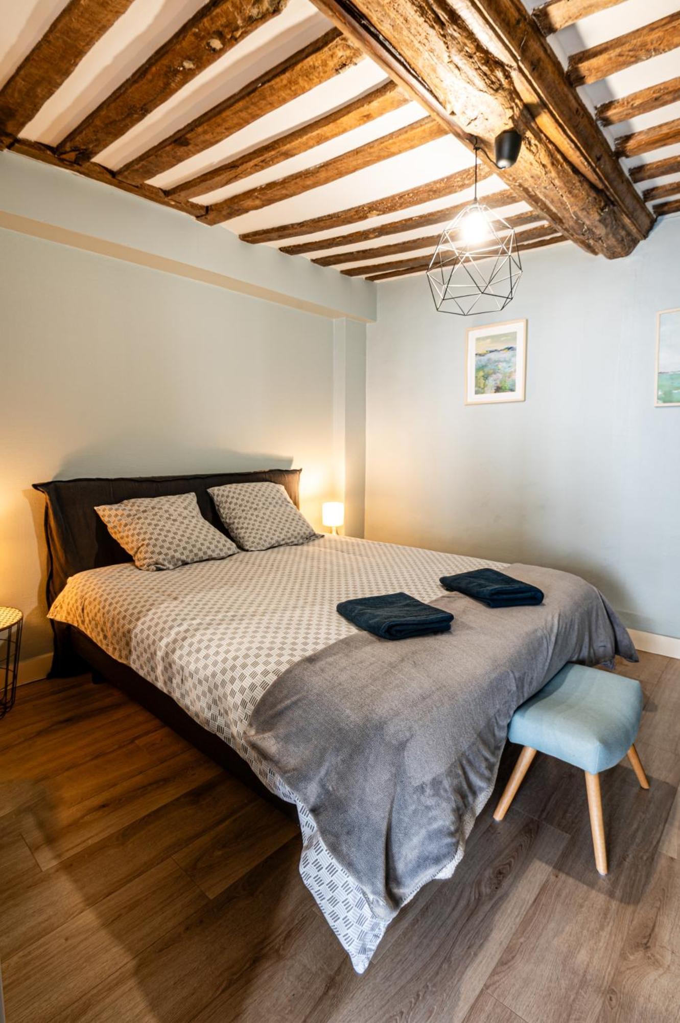 Cosy Loft - Plein Centre D'Honfleur Apartment Bagian luar foto